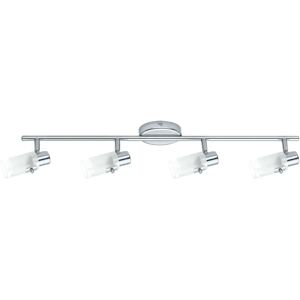 EGLO Orvieto 2 Ceiling Spotlight - Modern Chrome Satin Glass EGLO Orvieto 2 Ceiling Spotlight - Modern Chrome Satin Glass