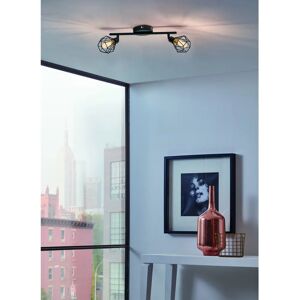 Eglo Zapata 1 LED Ceiling Light - Modern 2-Light Spot Eglo Zapata 1 LED Ceiling Light - Modern 2-Light Spot