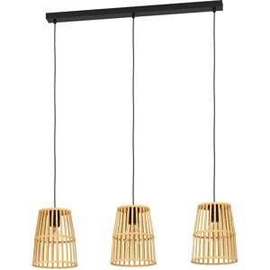 EGLO Eyam Wooden Brown Dimmable Ceiling Light - Ceiling Light EGLO Eyam Wooden Brown Dimmable Ceiling Light - Ceiling Light