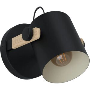 EGLO Hornwood E27 - Vintage Wall Light with Wood and Metal EGLO Hornwood E27 - Vintage Wall Light with Wood and Metal