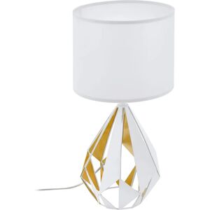 Eglo Carlton 5 Hvit Gull Bordlampe - Vintage Stil Eglo Carlton 5 Hvit Gull Bordlampe - Vintage Stil