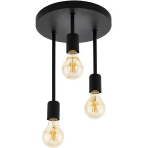 EGLO Wilmcote plafondlamp - Modern industrieel - Zwart EGLO Wilmcote plafondlamp - Modern industrieel - Zwart