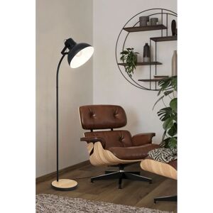 Eglo Vintage Lubenham Floor Lamp - Industrial, 28W, Black & Cream, 160cm Eglo Vintage Lubenham Floor Lamp - Industrial, 28W, Black & Cream, 160cm