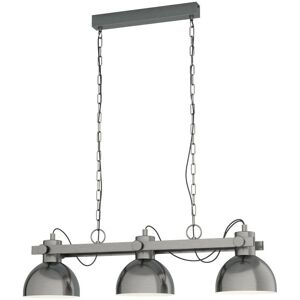 Eglo Lubenham 1 Antique Nickel Cream Ceiling Light - Ceiling Lighting Eglo Lubenham 1 Antique Nickel Cream Ceiling Light - Ceiling Lighting