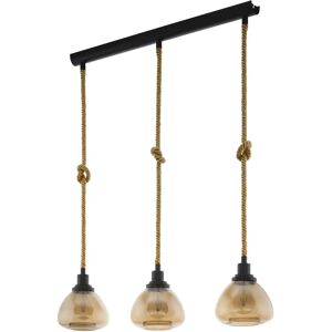 Eglo Rampside Vintage 3-Licht Plafondlamp - Hanglamp Eglo Rampside Vintage 3-Licht Plafondlamp - Hanglamp
