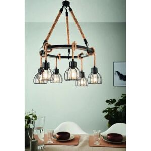 Eglo Rampside 6 Light Ceiling Chandelier - Ceiling Lighting Eglo Rampside 6 Light Ceiling Chandelier - Ceiling Lighting