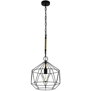 Eglo Cottingham Vintage Hanglamp - E27, 110cm, Zwart Eglo Cottingham Vintage Hanglamp - E27, 110cm, Zwart
