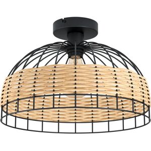 EGLO Anwick Black Ceiling Light - E27 38cm Retro EGLO Anwick Black Ceiling Light - E27 38cm Retro