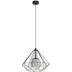 Eglo Vernham Pendelleuchte - Schwarz, Verdampftes Glas - Modern - 110cm Eglo Vernham Pendelleuchte - Schwarz, Verdampftes Glas - Modern - 110cm