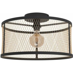 Eglo Dellow Schwarze Messing Deckenleuchte - Deckenlampe Eglo Dellow Schwarze Messing Deckenleuchte - Deckenlampe