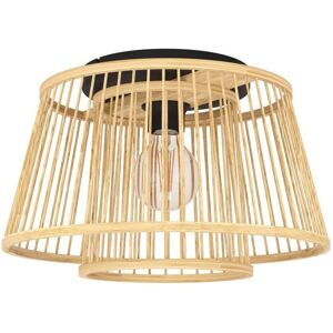 EGLO Svart Bambus Taklampe - Moderne Boho Innredning EGLO Svart Bambus Taklampe - Moderne Boho Innredning