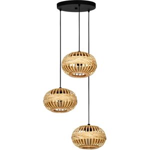 EGLO AMSFIELD 1 Pendant Light - Steel, E27, 48cm EGLO AMSFIELD 1 Pendant Light - Steel, E27, 48cm