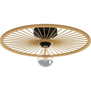 EGLO LEOMINSTER Svart Naturlig Bambus Taklampe EGLO LEOMINSTER Svart Naturlig Bambus Taklampe