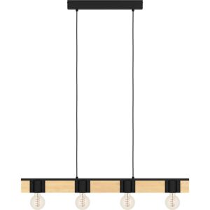 EGLO BAILRIGG Pendant Light - Wooden & Metal, Modern Design EGLO BAILRIGG Pendant Light - Wooden & Metal, Modern Design