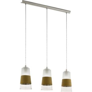 EGLO Burnham Suspension Light - E27, Nickel Matte, 110cm EGLO Burnham Suspension Light - E27, Nickel Matte, 110cm