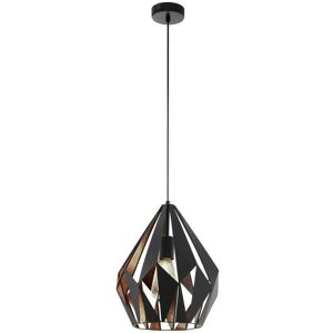 EGLO Carlton 1 Black Copper Pendant Light - Pendant Light EGLO Carlton 1 Black Copper Pendant Light - Pendant Light