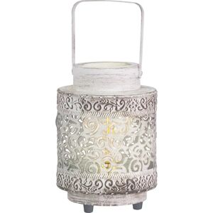 Vintage Zwarte Patina Tafellamp - Vintage Style met Metaaldetails Vintage Zwarte Patina Tafellamp - Vintage Style met Metaaldetails