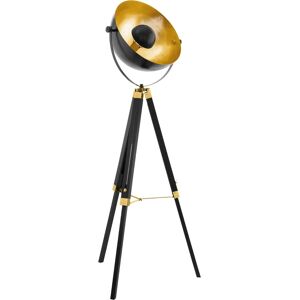 Eglo Covaleda Black Gold Tripod Table Lamp - Vintage Style, E27, 60W Eglo Covaleda Black Gold Tripod Table Lamp - Vintage Style, E27, 60W