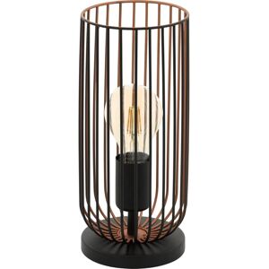 Eglo Roccamena Vintage Table Lamp - E27 60W Black and Copper Eglo Roccamena Vintage Table Lamp - E27 60W Black and Copper