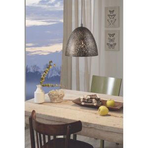 Eglo Safi Vintage Ceiling Pendant - E27, 27.5cm, Brown-Gold Eglo Safi Vintage Ceiling Pendant - E27, 27.5cm, Brown-Gold