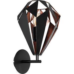 Eglo Carlton 1 Black Copper Wall Light - Wall Light Eglo Carlton 1 Black Copper Wall Light - Wall Light
