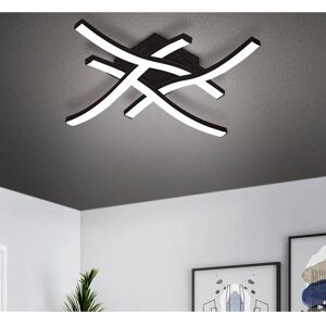 EGLO LED plafondlamp - Zwart - Verlichting EGLO LED plafondlamp - Zwart - Verlichting