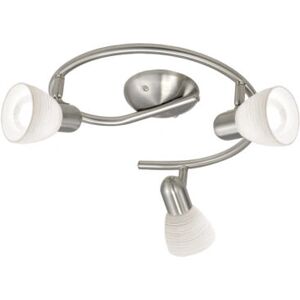 Eglo Dakar 1 Spotlight - 3 Light, Satin Nickel, 29.5cm Eglo Dakar 1 Spotlight - 3 Light, Satin Nickel, 29.5cm