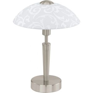 Eglo Solo Nickel Table Lamp - Modern Touch Dimming Eglo Solo Nickel Table Lamp - Modern Touch Dimming