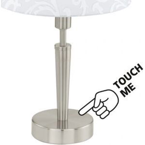 Eglo Solo Nickel Table Lamp - Modern Touch Dimming Eglo Solo Nickel Table Lamp - Modern Touch Dimming