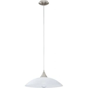 Eglo Lazolo Plafondlamp - E27 60W - Wit, Nikkel, Satijn Nikkel - Plafondlamp Eglo Lazolo Plafondlamp - E27 60W - Wit, Nikkel, Satijn Nikkel - Plafondlamp