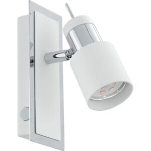 Eglo Davida LED-Spotscheinwerfer - GU10 - 5W - Weiß & Chrom - Innenbeleuchtung Eglo Davida LED-Spotscheinwerfer - GU10 - 5W - Weiß & Chrom - Innenbeleuchtung