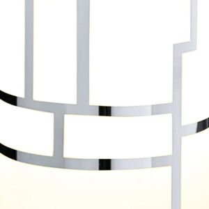 Eglo White Chrome Pendant Light - Adjustable 3-Light Geometric Design Eglo White Chrome Pendant Light - Adjustable 3-Light Geometric Design