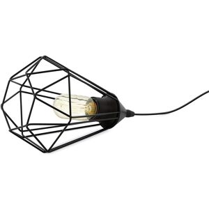 EGLO Tarbes Steel Black Table Lamp - E27, 26.5cm EGLO Tarbes Steel Black Table Lamp - E27, 26.5cm