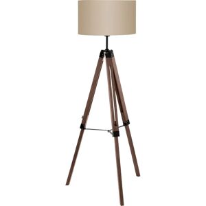 Eglo Lantada Tripod Stehlampe - Moderner Holzbodenleuchte Eglo Lantada Tripod Stehlampe - Moderner Holzbodenleuchte