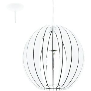 Eglo White Wooden Pendant Light - Ceiling Light Eglo White Wooden Pendant Light - Ceiling Light