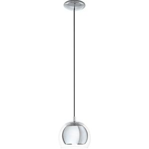 Eglo Rocamar Chrome Glass Pendant - Modern Lighting Eglo Rocamar Chrome Glass Pendant - Modern Lighting