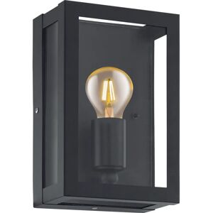 Eglo Alamonte 1 Black Outdoor Wall Light - IP44, 60W Eglo Alamonte 1 Black Outdoor Wall Light - IP44, 60W