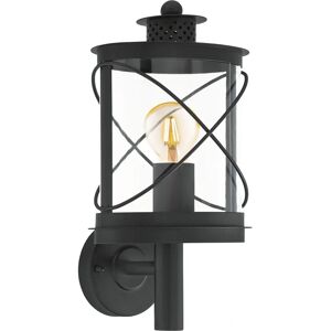 Lámpara de pared exterior Eglo Hilburn negra - E27 60W estilo vintage Lámpara de pared exterior Eglo Hilburn negra - E27 60W estilo vintage