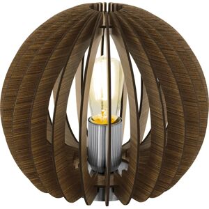 EGLO Cossano Tafellamp - Stalen lichaam - Donkerbruine houten kap - IP20 EGLO Cossano Tafellamp - Stalen lichaam - Donkerbruine houten kap - IP20
