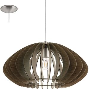 Eglo Cossano 2 Satin Nickel Ceiling Light - E27, 50cm Eglo Cossano 2 Satin Nickel Ceiling Light - E27, 50cm