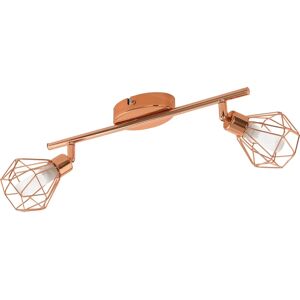 Eglo Copper Ceiling Light - Adjustable G9 - Modern Design Eglo Copper Ceiling Light - Adjustable G9 - Modern Design