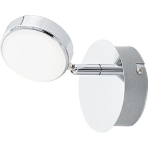 Eglo Salto LED Wandlamp - 11cm, Chroom & Wit Eglo Salto LED Wandlamp - 11cm, Chroom & Wit