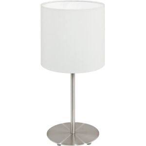 Eglo Pasteri Satin Nickel Witte Tafellamp - Producttype Eglo Pasteri Satin Nickel Witte Tafellamp - Producttype
