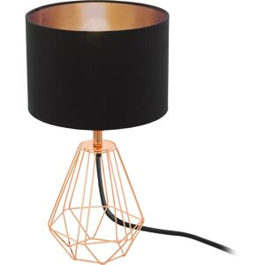 Eglo Carlton 2 Table Lamp - Black & Copper Eglo Carlton 2 Table Lamp - Black & Copper
