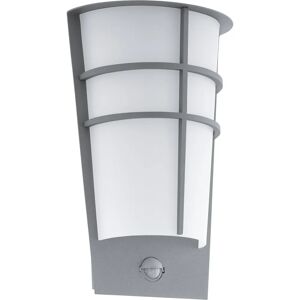 EGLO Breganzo 1 Silver Outdoor Wall Light with Sensor - Wall Mount EGLO Breganzo 1 Silver Outdoor Wall Light with Sensor - Wall Mount