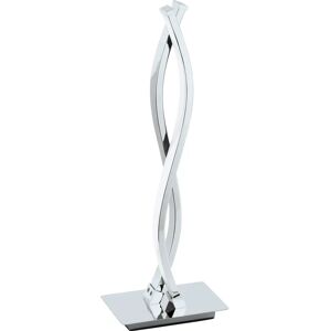 EGLO Lasana 2 Lampada da Tavolo Moderna Cromata Bianca EGLO Lasana 2 Lampada da Tavolo Moderna Cromata Bianca
