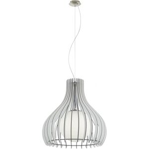 Eglo Tindori Satin Nickel Pendant Light - Ceiling Fixture Eglo Tindori Satin Nickel Pendant Light - Ceiling Fixture