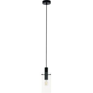 Eglo Montefino Black Pendant Light - E27, Cylindrical, 11cm Eglo Montefino Black Pendant Light - E27, Cylindrical, 11cm