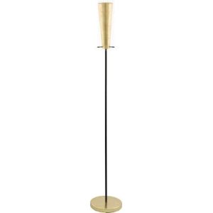 Lampada da terra Eglo Pinto Gold - 60W - Stile Moderno Nero e Oro Lampada da terra Eglo Pinto Gold - 60W - Stile Moderno Nero e Oro