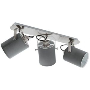 Eglo Villabate Satijn Nickel 3-Lichts Wand- of Plafondlamp Eglo Villabate Satijn Nickel 3-Lichts Wand- of Plafondlamp